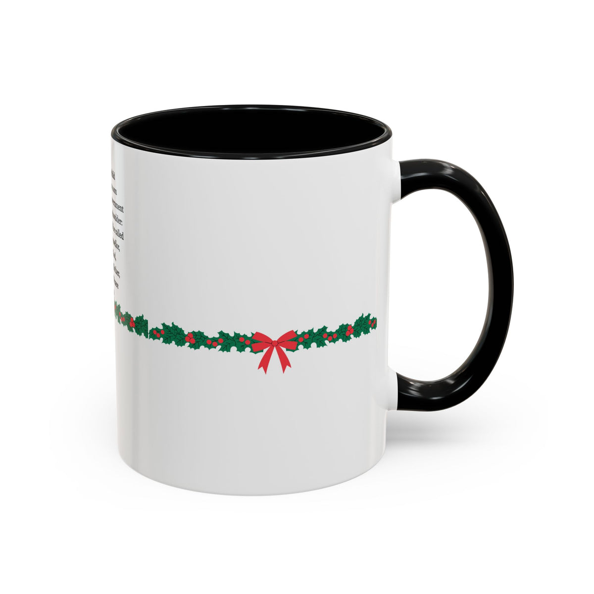 Christmas Scripture Coffee Mug — Isaiah 9:6 Holly Accent (11/15oz)