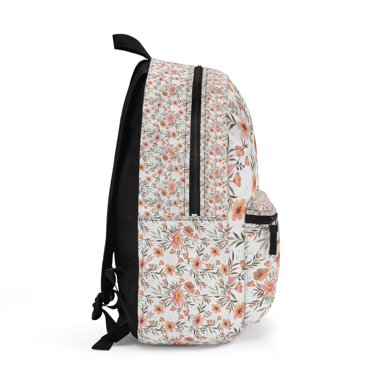 Christian Floral Backpack — 1 Corinthians 16:14 Inspirational Scripture Bag
