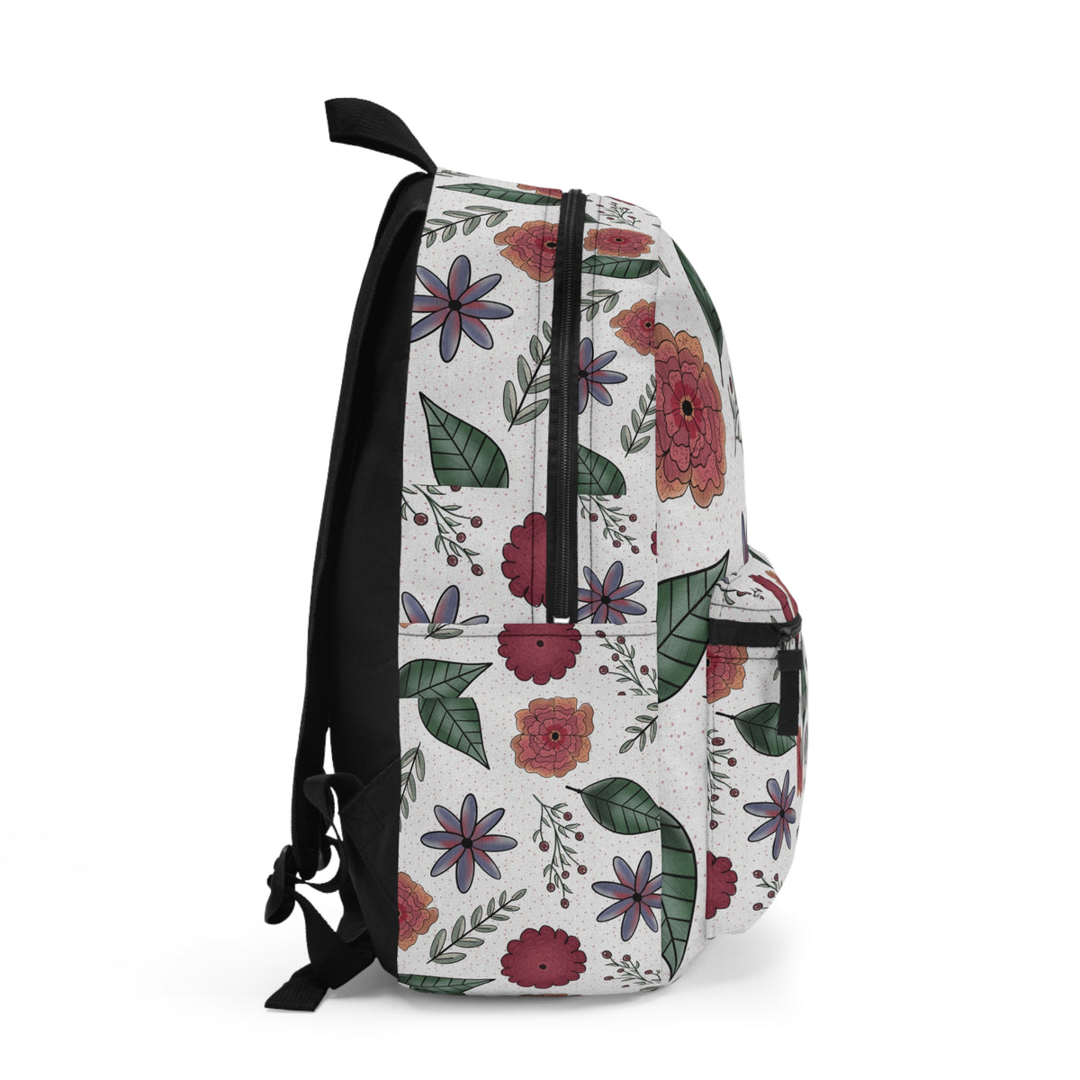 1 Corinthians 16:14 Floral Backpack — "Let All You Do Be Done In Love" Christian Backpack