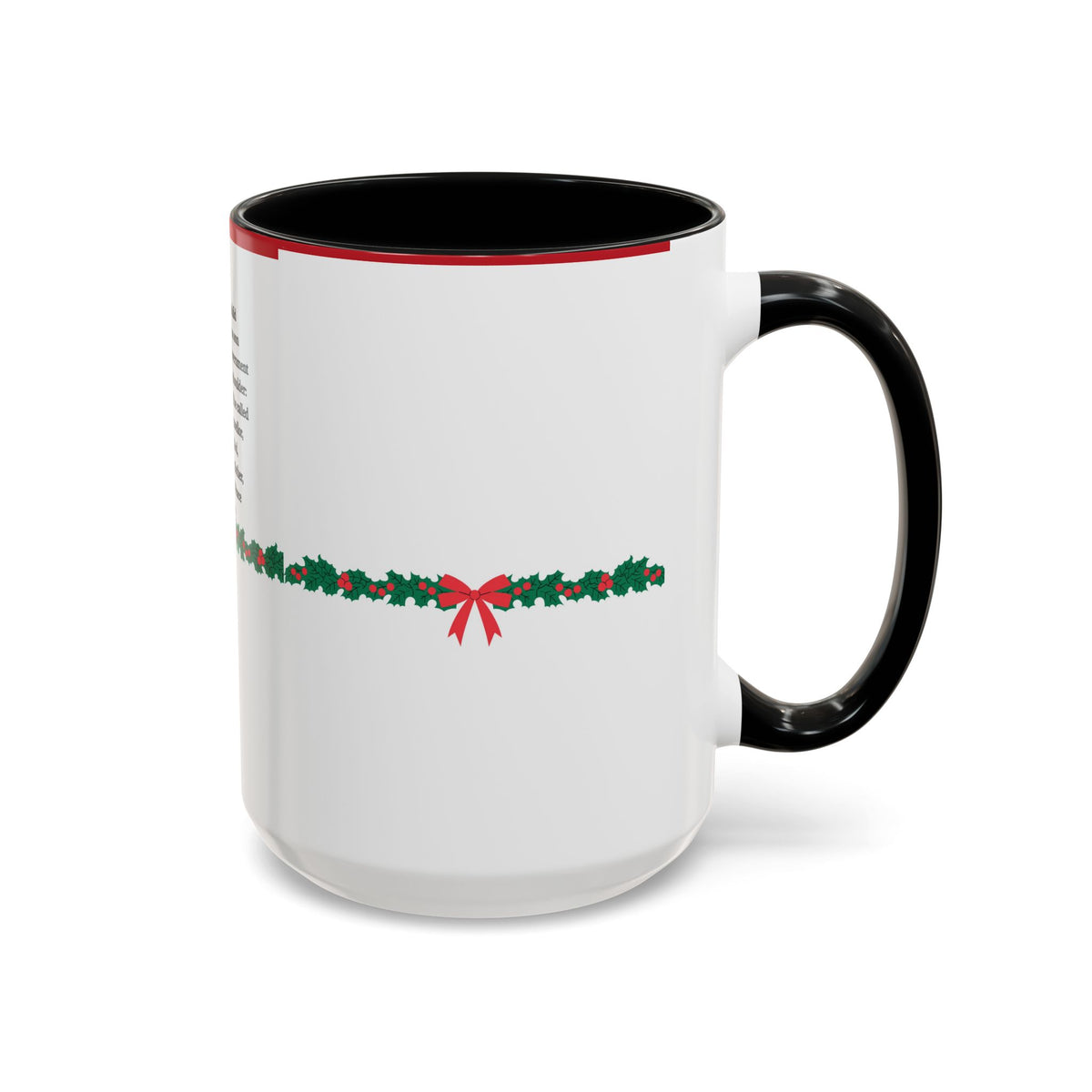 Christmas Scripture Coffee Mug — Isaiah 9:6 Holly Accent (11/15oz)