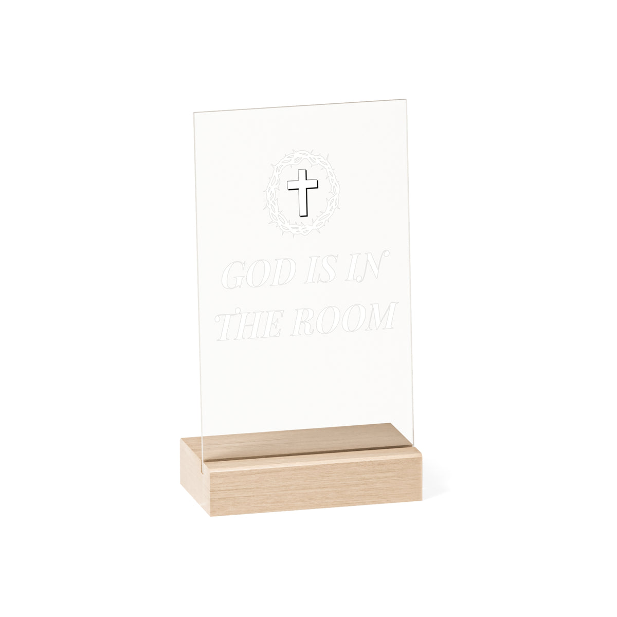 ''God is in the Room'' Home decoration