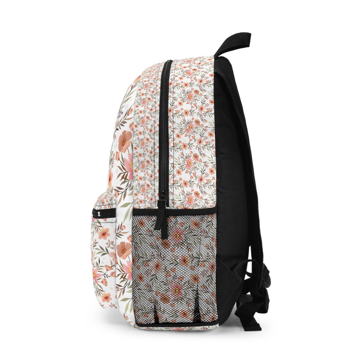 Christian Floral Backpack — 1 Corinthians 16:14 Inspirational Scripture Bag